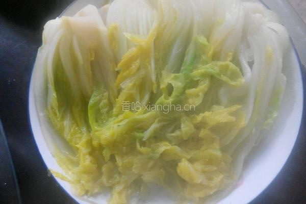 番茄酱娃娃菜的做法图解2