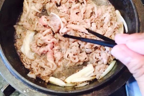 日式火锅～すき焼き的做法图解3