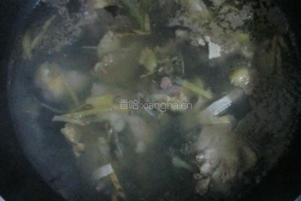 鸡肉汤面条的做法图解4