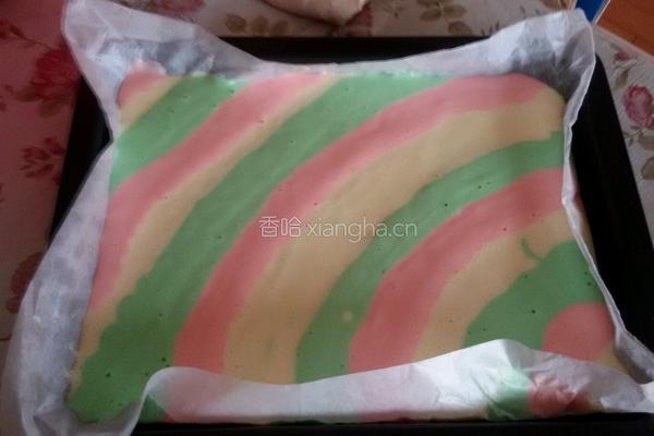 彩虹蛋糕卷的做法图解17