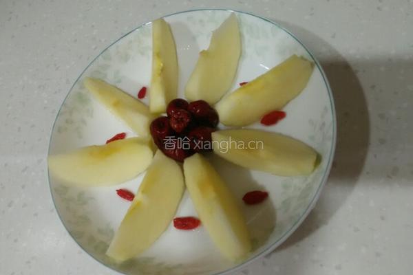 红枣蒸苹果的做法图解6