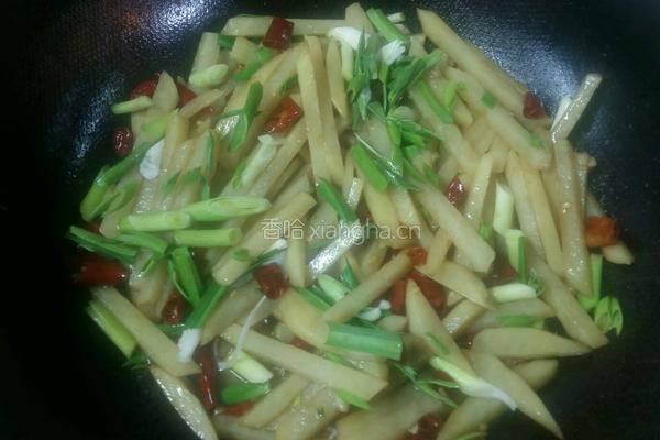 酸辣土豆条的做法图解5
