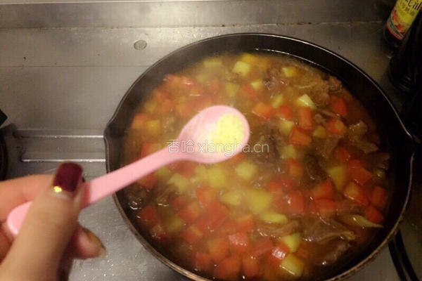 茹果妈妈___咖喱牛肉的做法图解15