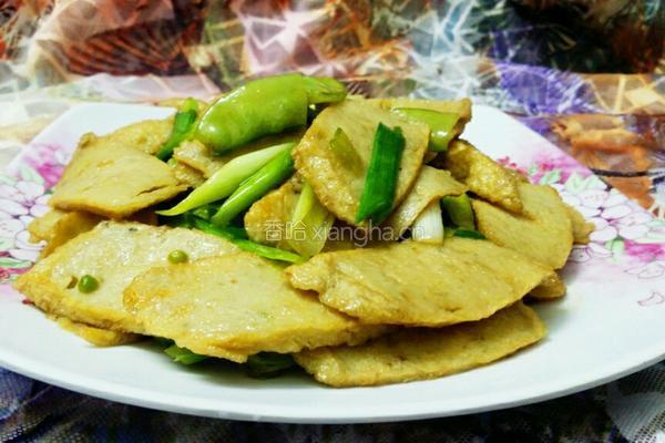鱼饼炒荷兰豆的做法图解6
