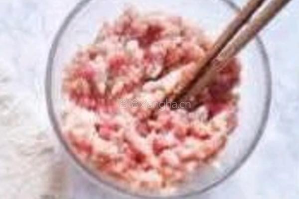 四喜蒸饺的做法图解1