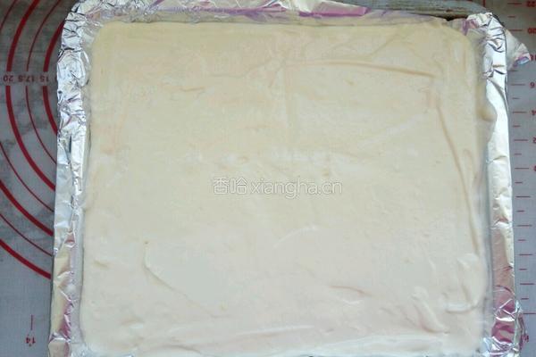 蓝莓椰丝蛋糕卷的做法图解11