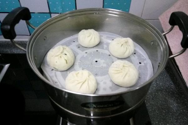 鸡蛋茴香素包子的做法图解14