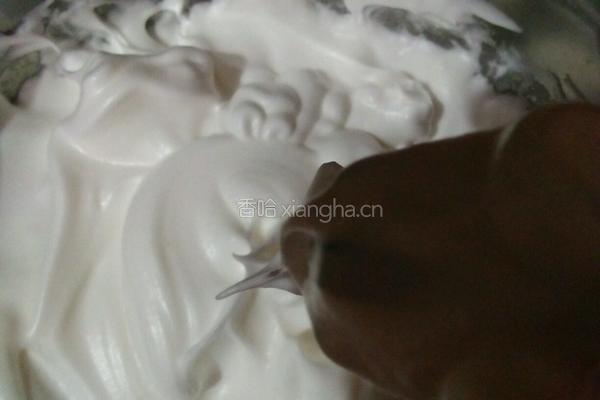 酥粒分蛋海绵蛋糕的做法图解4