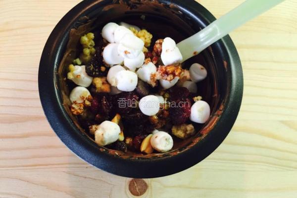 燕麦片坚果巧克力的做法图解4