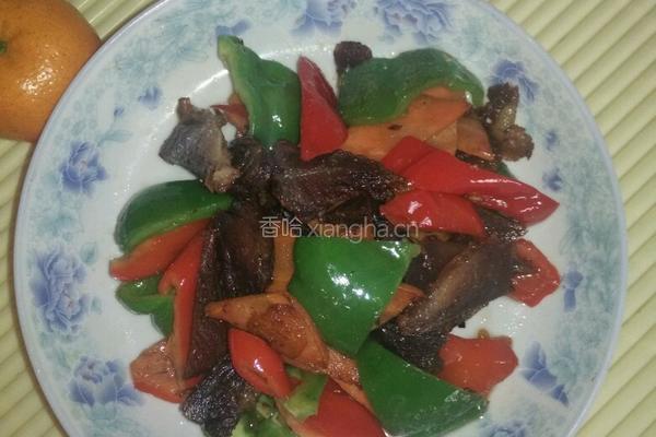 青椒炒牛肉的做法图解4