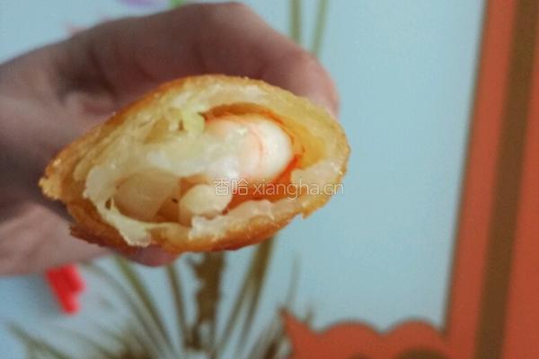 家常鲜虾春卷的做法图解2