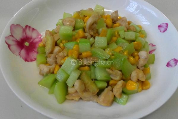 佛手瓜炒鸡丁的做法图解10