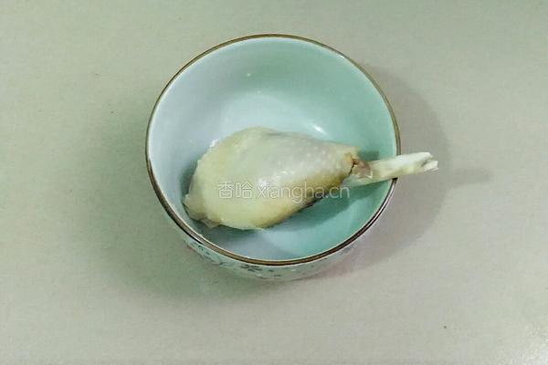 鸡腿粥的做法图解2