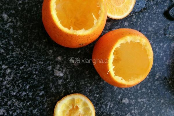 香橙蒸蛋的做法图解3