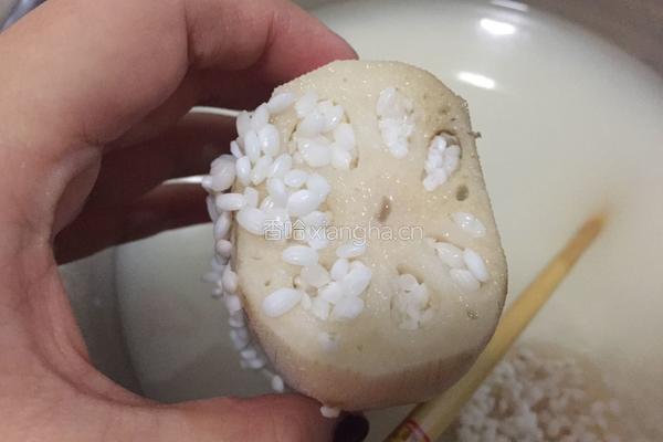 桂花糯米莲藕的做法图解4