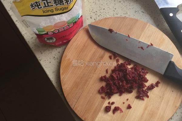 核桃蔓越梅饼干的做法图解3