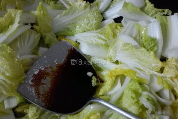 酱油娃娃菜的做法图解4