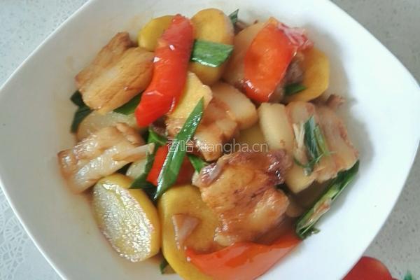 回锅肉烧土豆片的做法图解8