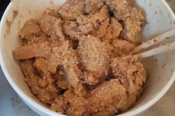 麻辣粉蒸肉的做法图解5