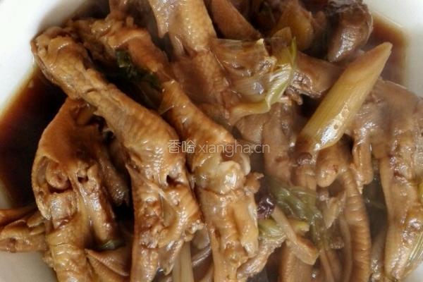 卤鸭掌的做法图解4