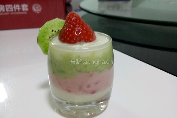 健康多色酸奶的做法图解6
