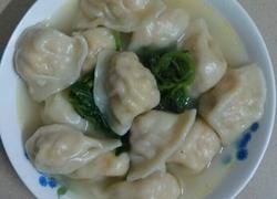 西洋菜贝壳饺汤