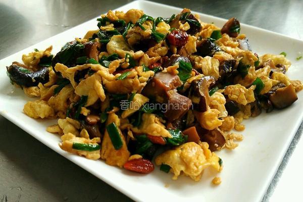 香菇炒鸡蛋