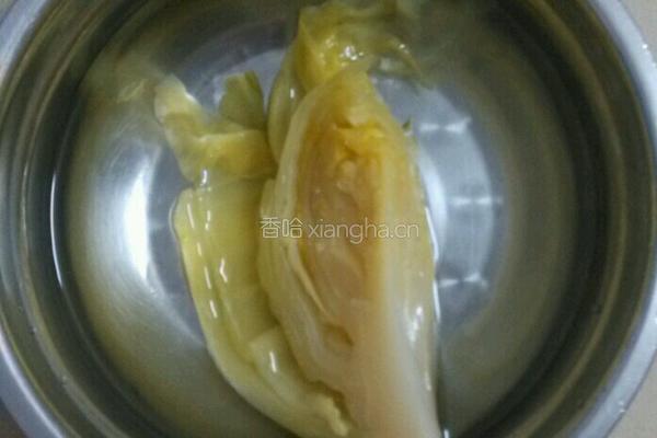 咸菜炒肉片的做法图解2