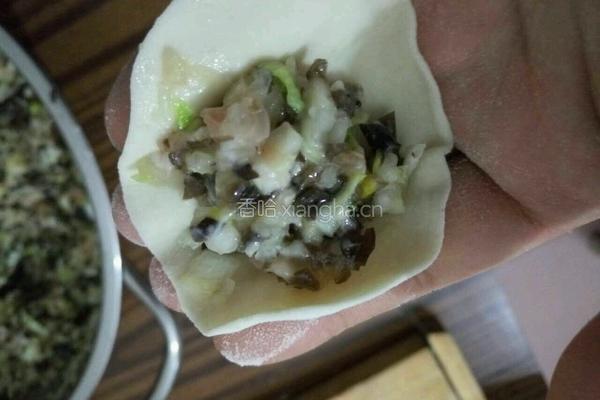 猪肉白菜木耳饺子的做法图解7