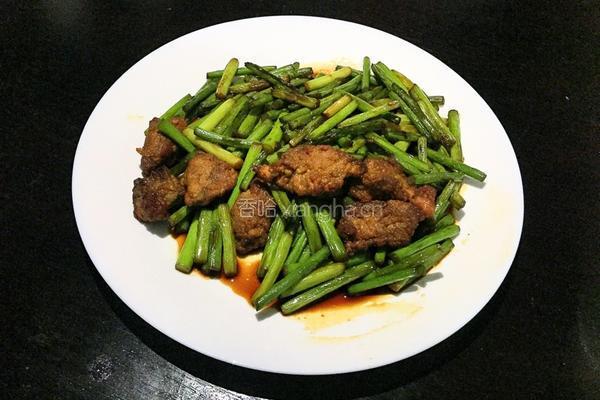 蒜薹炒肉的做法图解6