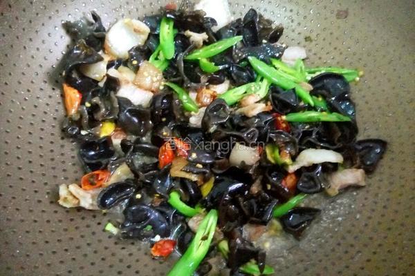 木耳炒肉的做法图解8