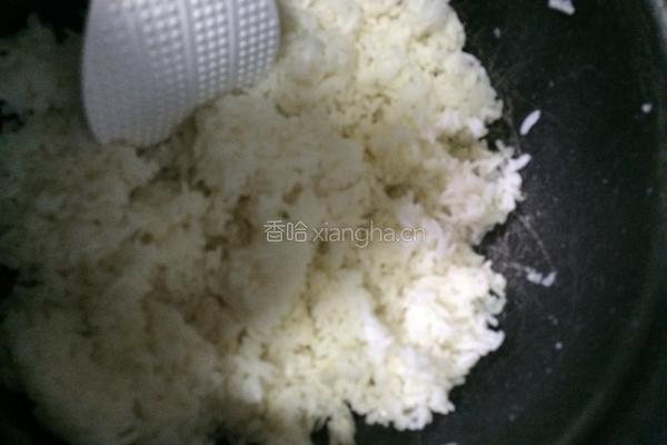 五彩炒饭的做法图解3