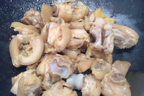白米醋酸辣猪手的做法图解6