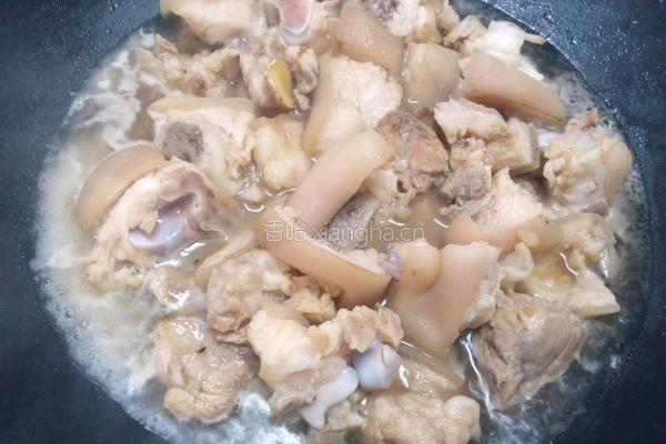 白米醋酸辣猪手的做法图解8