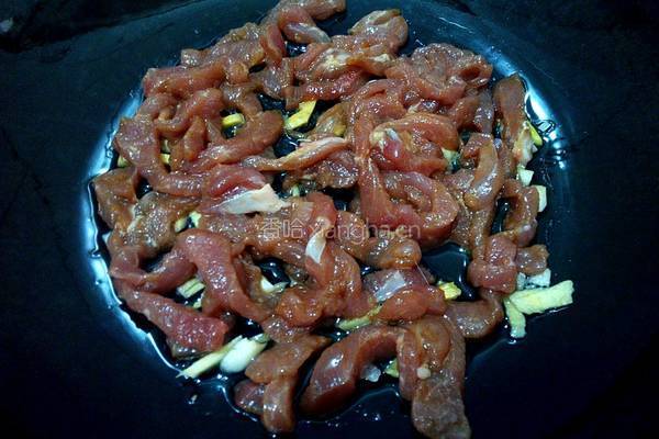 杏鲍菇炒肉丝的做法图解7