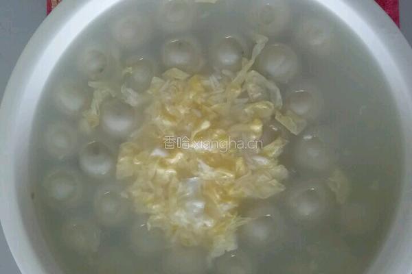 米酒汤圆的做法图解3