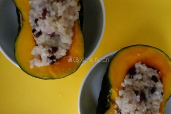 南瓜杂粮减脂餐的做法图解4