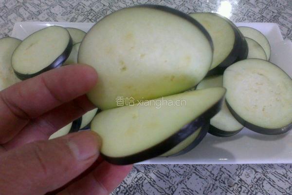 煎茄盒子的做法图解4