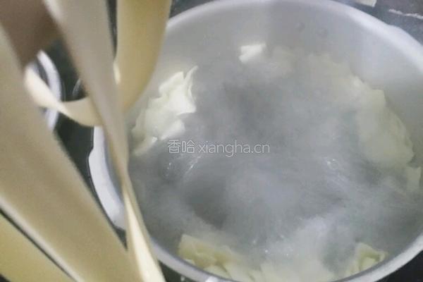 清汤面片。的做法图解9