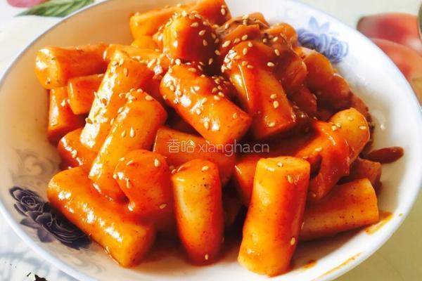 辣炒打糕条的做法图解5