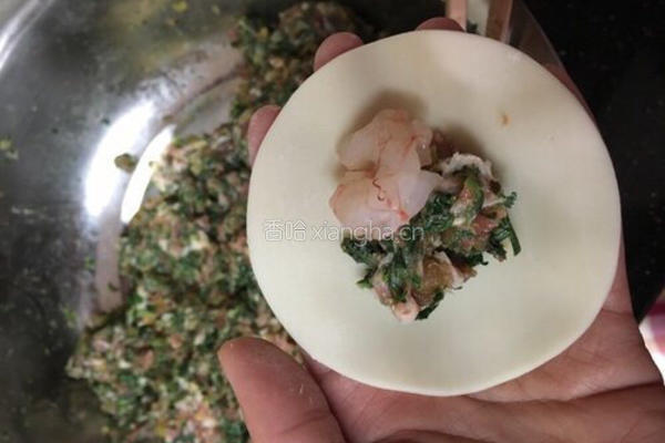 荠菜猪肉榨菜饺子的做法图解4