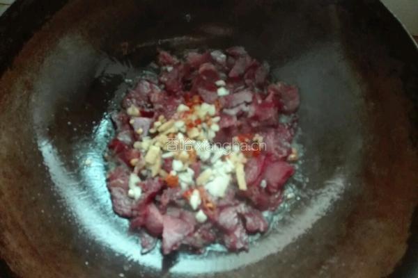牛肉巴拌香菜的做法图解5