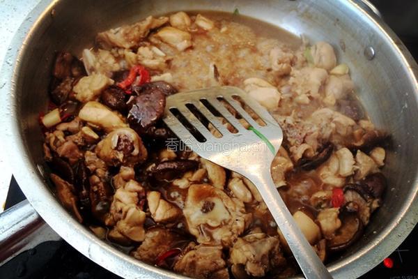 香菇蚝油焖鸡肉的做法图解12