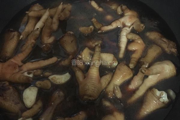 红烧鸡爪的做法图解4