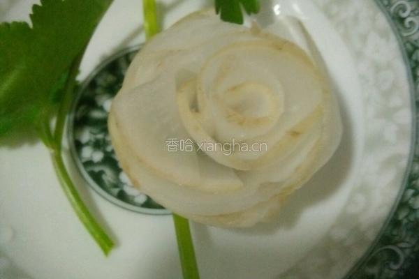 白罗卜花的做法图解7