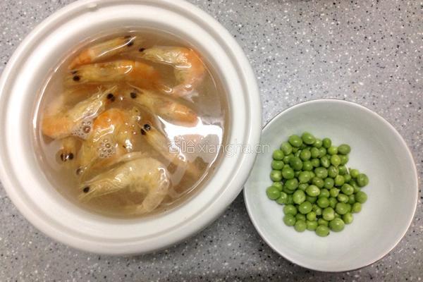 虾干瑶柱粥的做法图解4