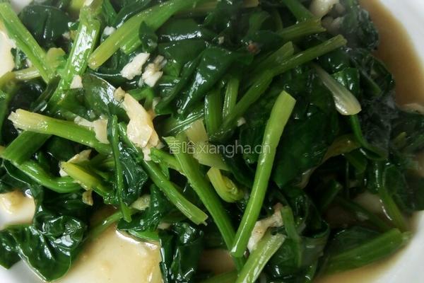 蒜蓉菠菜的做法图解5