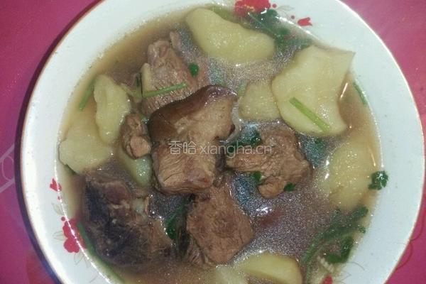 猪蹄炖土豆陕西做法