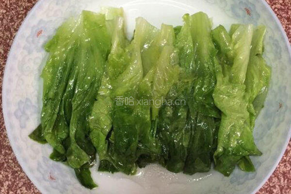 蚝油生菜的做法图解4