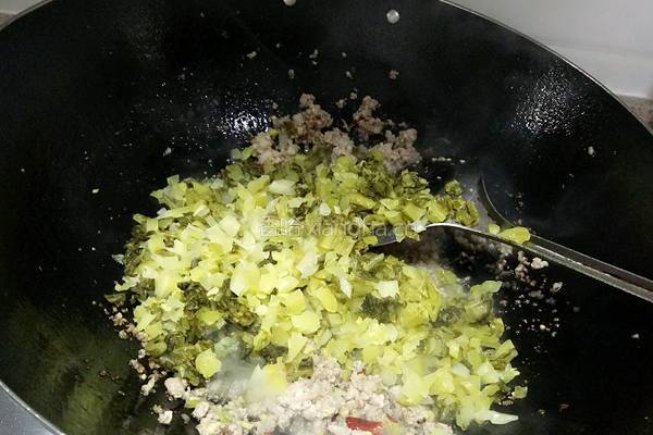 酱腌菜肉末的做法图解8